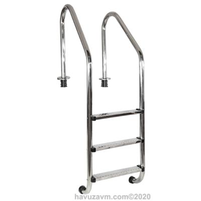 HavuzAVM-MERDİVEN STANDART SERİ 3 BASAMAKLI  304 PASLANMAZ ÇELİK WATERFUN