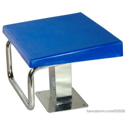 HavuzAVM-ATLAMA PLATFORMU AYARLANABİLİR TEK BASAMAKLI h=40 CM DEEP BLUE