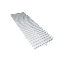 20 cm Tek Geçme Çift Desen Havuz Kenar Izgarası 1 Metre