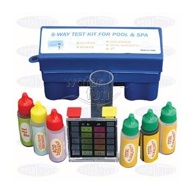 HavuzAVM-TEST KİTİ 5 Lİ SIVILI WATERFUN
