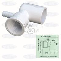 HavuzAVM-JAKUZİ KOLLEKTÖRÜ 10mm HAVA GİRİŞ 15mm SU ÇIKIŞ WF2201B 