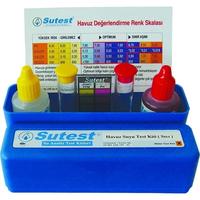 HAVUZ SUYU ÖLÇÜM PH KLOR TEST KİTİ SIVILI-SUTEST