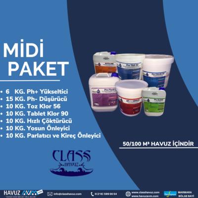 HavuzAVM-Avantajlı Midi Paket AquaPRO Havuz Kimyasal Seti