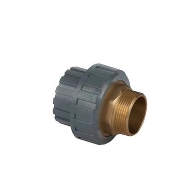 HavuzAVM-PVC Rakor Dış Diş Pirinç Çıkışlı 50mm