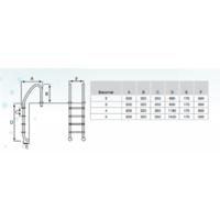 ATLASPOOL Standart Seri Paslanmaz Çelik Merdiven 316 (2 Basamaklı)