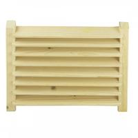 Fintech Ahşap Havalandırma Klapesi Izgaralı