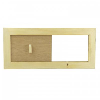 Fintech Ahşap Havalandırma Klapesi Sürgülü