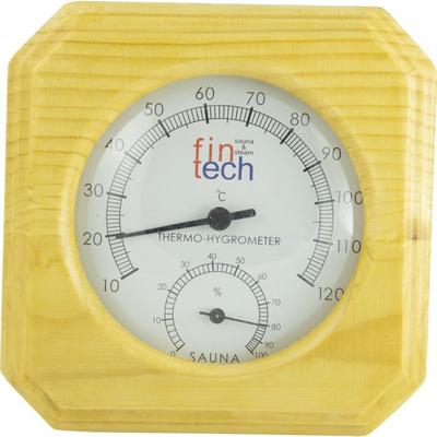 Fintech Ahşap Sauna Termometre-Higrometre