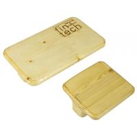 Fintech Sauna Kapısı Ahşap Tutamak Seti