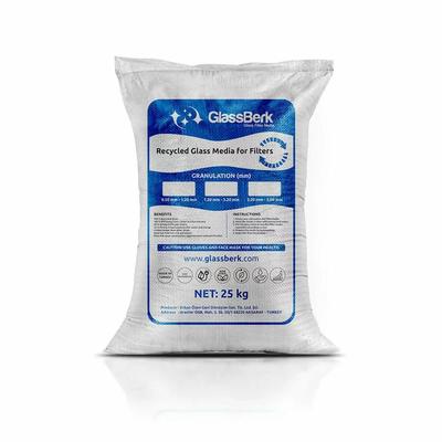 Havuz Filtre Temizleyici Cam Filtre Kumu 25 kg 1-3 mm (Orta Boy)