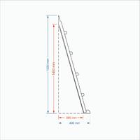 Havuz Makine Dairesi İniş Merdiveni - Yatık 4 Basamaklı