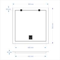 Havuz Makine Dairesi Kapağı - Betona Geçme 50x50 cm (Bej Rengi)