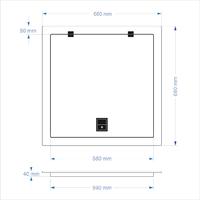 Havuz Makine Dairesi Kapağı - Betona Geçme 60x60 cm (Bej Rengi)