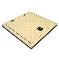 Havuz Makine Dairesi Kapağı - Betona Geçme 70x70 cm (Bej Rengi)