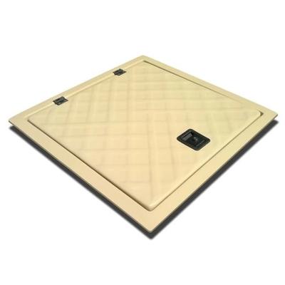 Havuz Makine Dairesi Kapağı - Betona Geçme 80x80 cm (Bej Rengi)