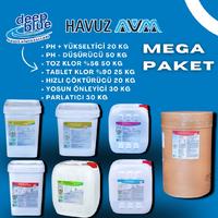 HavuzAVM-Avantajlı Mega Paket Deep Blue Havuz Kimyasal Seti (150-200 m³ Havuzlar İçin)