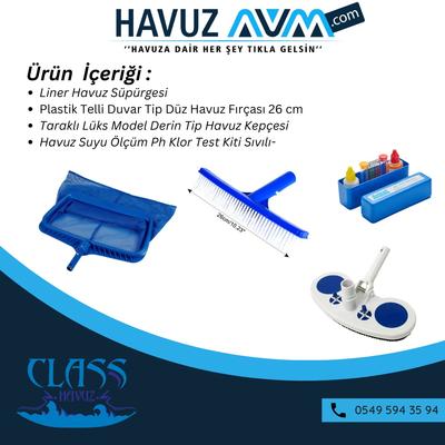 Liner Havuzlar İçin Ekonomik 4'lü Mini Set 