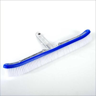 Plastik Telli Alüminyum Destekli Kıvrık Havuz Fırçası 45 cm
