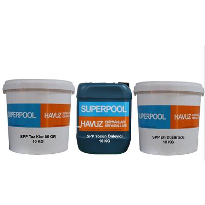 SPP SUPERPOOL Spp Toz Klor - Yosun Önleyici - Toz Ph Düşürücü Paketi