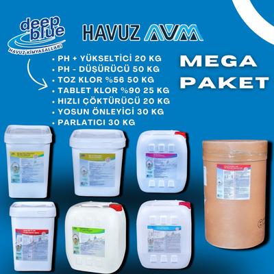 HavuzAVM-Avantajlı Mega Paket Deep Blue Havuz Kimyasal Seti